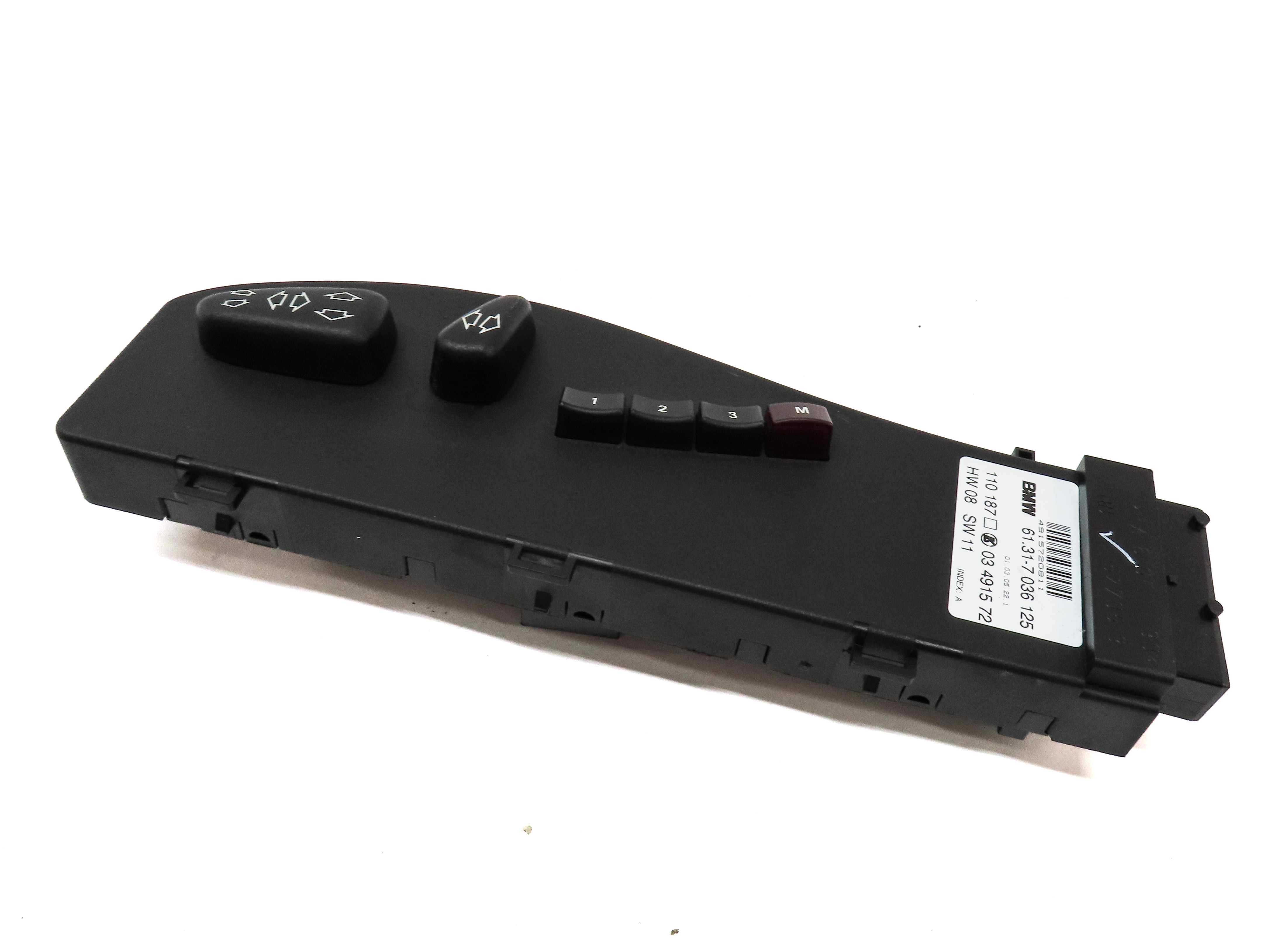 2005 BMW Z4 CONVERTIBLE (E85) FRONT LEFT DRIVER SEAT POSITION ADJUST SWITCH — exact item pictured